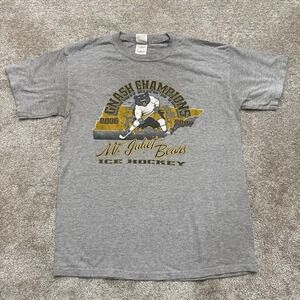 Vintage 2006-07 Mt. Juliet Bears GNASH Champions Hockey T-Shirt Large Black